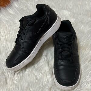 Womens Nike Ebernon Low black white sneakers